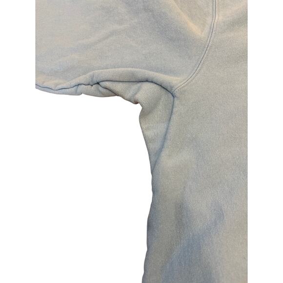 Undefeated Logo pullover Hoodie Light baby blue big back hit Medium designer - Picture 6 of 6